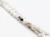 Picture of 4x4 mm, round, gemstone beads, howlite, white, natural