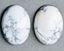Afbeeldingen van 13x18 mm, ovale, edelsteen cabochons, howliet, wit, natuurlijk