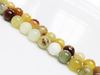 Picture of 8x8 mm, round, gemstone beads, Xiu jade, natural, A-grade