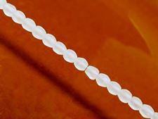 Image de 3x3 mm, perles à facettes tchèques rondes, cristal, translucide, dépoli