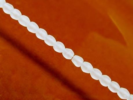 Image de 3x3 mm, perles à facettes tchèques rondes, cristal, translucide, dépoli
