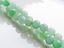 Afbeeldingen van 6x6 mm, rond, edelsteen kralen, licht groene Birmese jade, natuurlijk