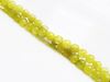 Picture of 4x4 mm, round, gemstone beads, olivine jade, natural, translucent