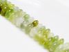 Image de 4x8 mm, perles rondelles convexes, nouveau jade, naturel