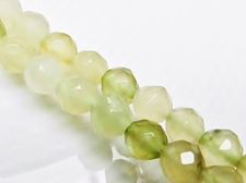 Image de 6x6 mm, perles rondes, pierres gemmes,, nouveau jade, naturel, à facettes