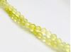 Image de 6x6 mm, perles rondes, pierres gemmes, jade olivine, naturel, translucide