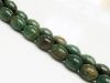 Afbeeldingen van 10x8 mm, ovale, edelsteen kralen, groene jade, natuurlijk