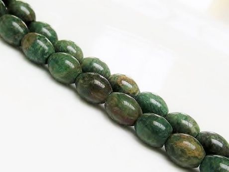 Image de 10x8 mm, perles ovales, pierres gemmes, jade vert, naturel