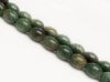 Picture of 10x8 mm, rice, gemstone beads, green jade, natural