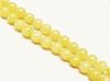 Picture of 8x8 mm, round, gemstone beads, lemon jade, natural