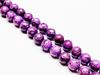 Picture of 10x10 mm, round, gemstone beads, ocean jasper, purple