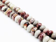 Picture of 5x8 mm, rondelle, gemstone beads, Coffee bean jasper, natural