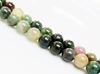 Picture of 8x8 mm, round, gemstone beads, Fancy jasper, natural