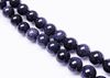 Picture of 10x10 mm, round, gemstone beads, goldstone, midnight blue