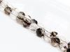 Afbeeldingen van 8x8 mm, rond, edelsteen kralen, kersen quartz, zeehond bruin, in facetten