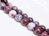 Image de 10x10 mm, perles rondes, pierres gemmes, piétersite, rouge, naturelle