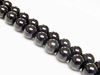 Picture of 10x10 mm, round, gemstone beads, obsidian, rainbow, natural