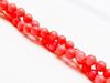 Picture of 6x6 mm, round, organic gemstone beads, coral, pink