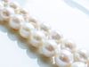 Picture of 9-10 mm, potato, organic gemstone beads, freshwater pearls, white