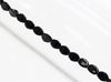 Picture of 5x3 mm, Pinch beads, Czech glass, black, opaque, glossy finishing