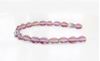 Afbeeldingen van 5x3 mm, Pinch tolletjes, Tsjechische glaskralen, licht amethist paars, transparent, AB