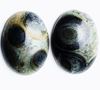 Picture of 13x18 mm, oval, gemstone cabochons, Crocodile jasper or Kambamba jasper, natural