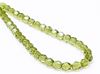 Picture of 6x6 mm, Czech faceted round beads, olive green, transparent