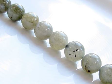 Picture of 10x10 mm, round, gemstone beads, labradorite, natural, A-grade