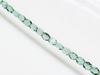 Afbeeldingen van 6x6 mm, Tsjechische op twee-manieren-geslepen kralen, blauw celadon groen, transparant