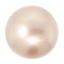 Image de 8x8 mm, perles rondes de cristal Swarovski®, nacré, poudre d'amande ou beige blanc cassé
