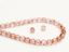 Afbeeldingen van 6x6 mm, rond, Tsjechische geperste glaskralen, transparant, zacht topaas roze glans