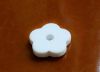 Picture of 1.9x1.9 cm, pendant, Greek ceramic daisy, chalk white, matte