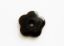 Picture of 1.9x1.9 cm, pendant, Greek ceramic daisy, jet black enamel