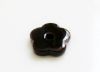 Picture of 1.9x1.9 cm, pendant, Greek ceramic daisy, jet black enamel