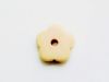 Picture of 1.9x1.9 cm, pendant, Greek ceramic daisy, limestone beige, matte