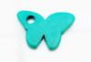 Picture of 3,5x2,35 cm, Greek ceramic butterfly pendant, viridian green, matte