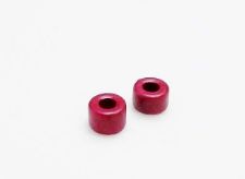 Picture of 4x6 mm, Greek ceramic tube beads, burgundy red, matte, 50 pieces