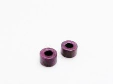 Picture of 4x6 mm, Greek ceramic tube beads, eggplant purple, matte, 50 pieces