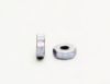 Picture of 4x7 mm, Greek Ceramic, Gear-Shaped Spacer Beads, silver color, matte, 50 pieces