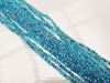 Picture of Czech seed beads, size 11/0, pre-strung, light aqua blue, silver-lined