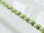 Afbeeldingen van 2x4 mm, Japanse rocaille kralen in pinda vorm, ondoorzichtig, licht salie groen, 20 gram