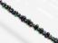 Afbeeldingen van 2x4 mm, Japanse rocaille kralen in pinda vorm, ondoorzichtig, zwart, regenboog glans, 20 gram