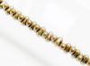 Picture of 2x4 mm, Japanese peanut-shaped seed beads, opaque, greige beige, 20 grams