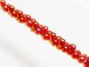 Picture of 2x4 mm, Japanese peanut-shaped seed beads, opaque, rose gold luster, 20 grams