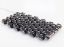 Image de Perles cylindriques, taille 11/0, Delica, métallique, gris bronze à canon (gunmetal), 7 grammes