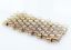 Afbeeldingen van Cilinder kralen, maat 11/0, Delica, licht brons gevoerd, sprankelend champagne beige, 7 gram