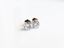 Image de Clous d'oreilles, " taille rond brillant ", argent sterling, zircone cubique ronde,small, 6 mm