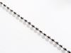 Picture of Chain for pendant, sterling silver, diamond cut ball chain and spring ring clasp, 1,1 mm, 40 cm