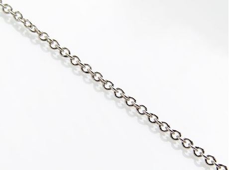 Image de Chaîne pour pendentif, argent sterling, maille jaseron et fermoir anneau à ressort, 40 cm