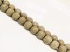 Picture of 8x8 mm, round, gemstone beads, pyrite, frosted